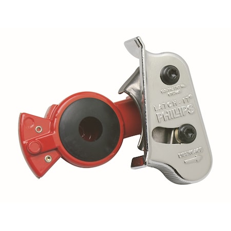 Phillips Gladhand, Emergency, Air Brake, Latch-It, Red, 1/2 Female Pipe Thread 12-1189